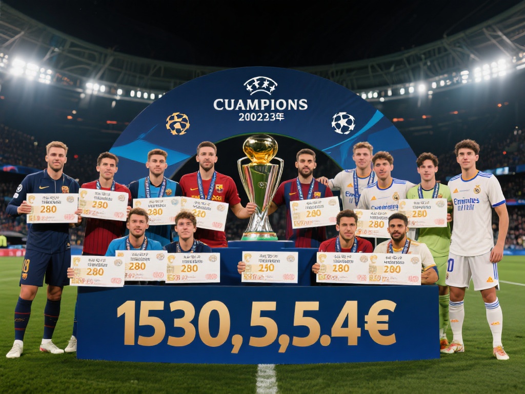 以2023年欧冠为背景，小组赛阶段每队均